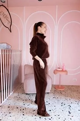 Костюм вельветовый, шоколад
