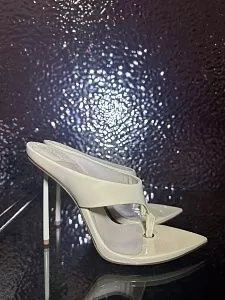 Мюли Le Silla, лаковые, 12 см, желтый