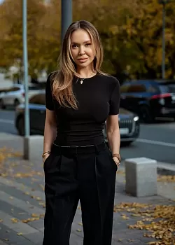 Блузка базовая с коротким рукавом