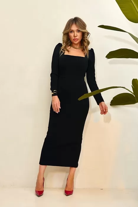 картинка Платье черное Стелла   от интернет магазина
